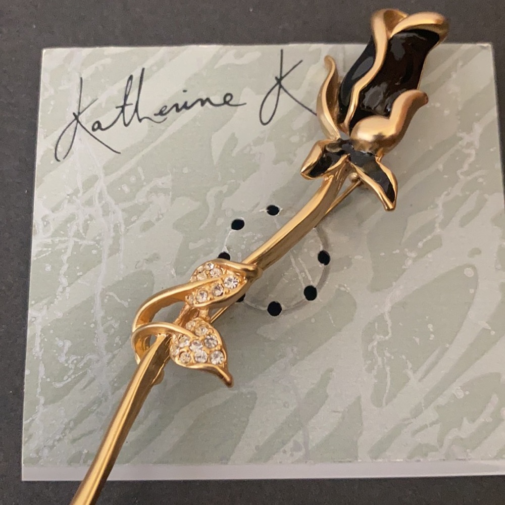 Katherine K Rose brooch